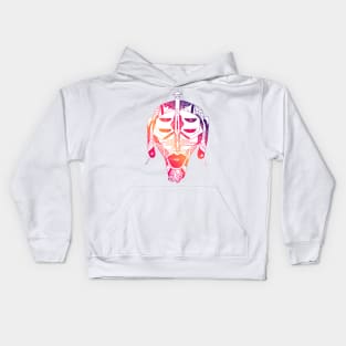 Sunset Sky African Mask No 11 Kids Hoodie